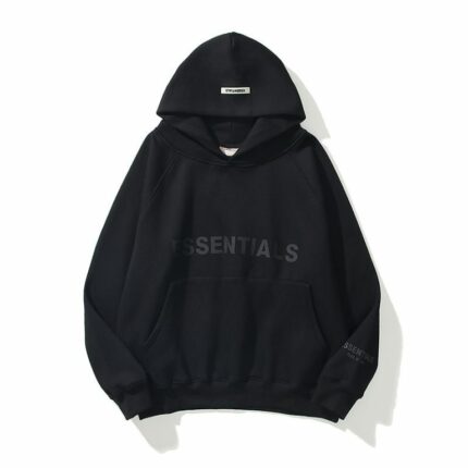 Essentials Oversized Hoodie Black